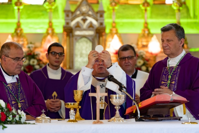 Archbishop Charles Scicluna celebrated mass in commemoration of the Sette Giugno victims on Friday